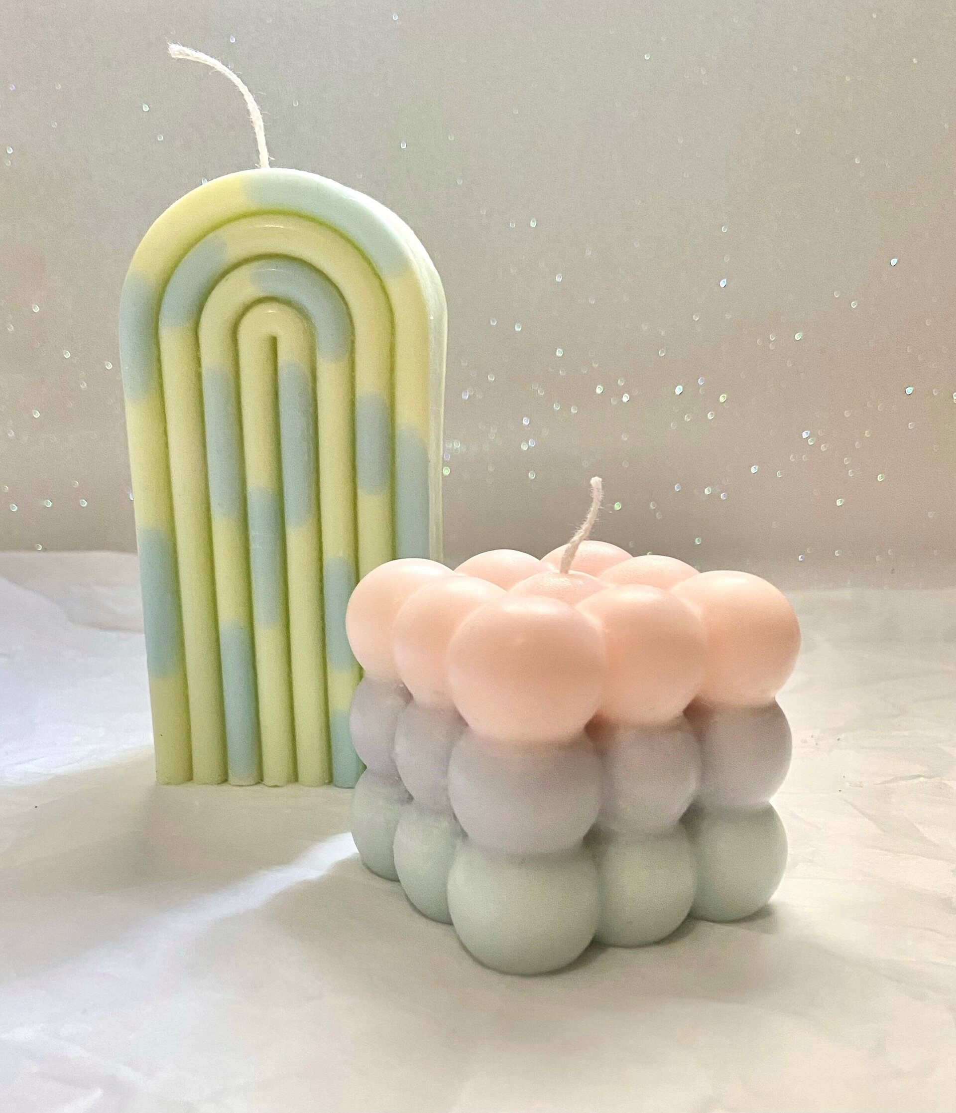 Vela big Rainbow Dots - 7